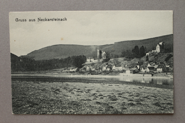Ansichtskarte AK Gruss aus Neckarsteinach 1910-1930 Burg Gebäude Architektur Ortsansicht Hessen